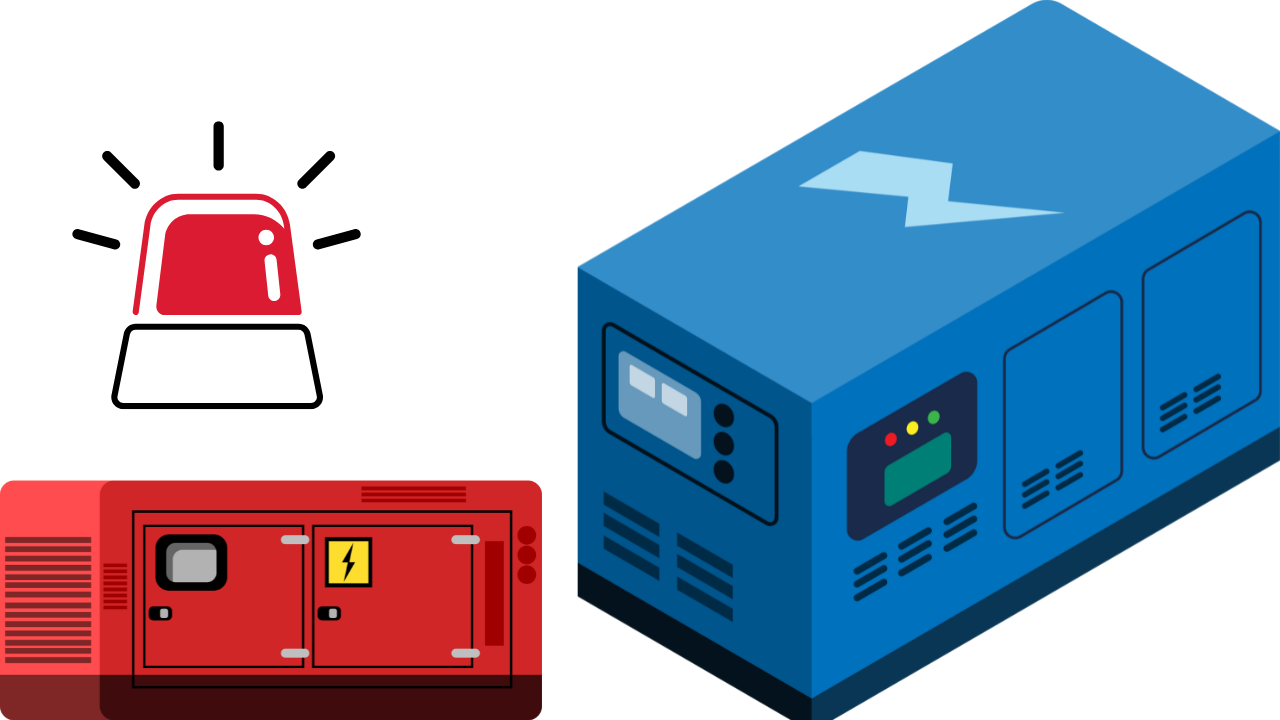 非常用発電機イラスト